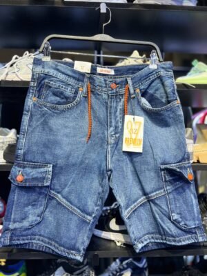 Short Jean Cargou Blue